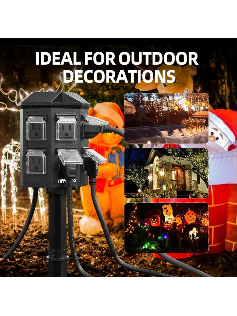 TiFFCOFiO Outdoor Power Stake Timer, 100FT Remote Control - Picture 10 of 10